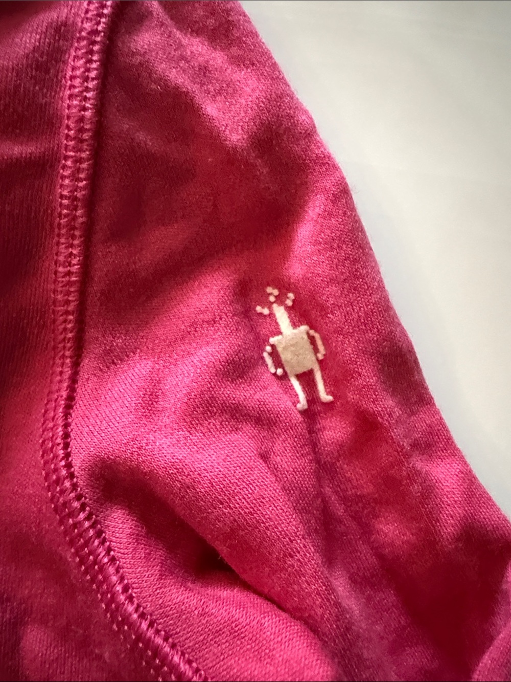 Smartwool kids long sleeve merino hooded sweater pink great condition - Picture 2 of 3